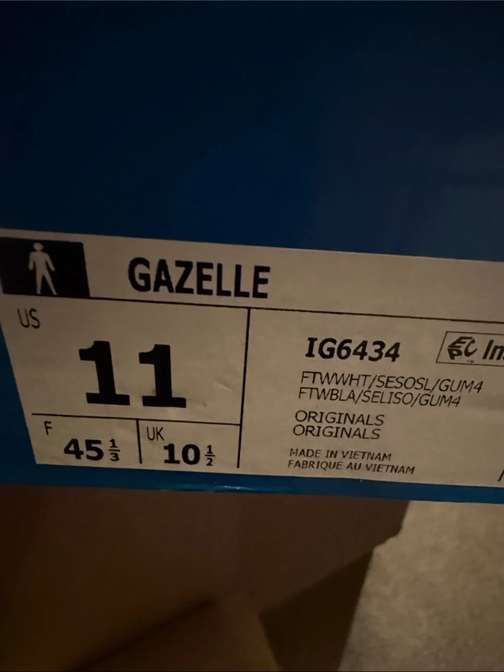 New adidas Gazelle Seattle Sounders size men’s 11